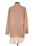 m.i.h Jeans 100% Silk Tan 3/4 Sleeve Silk Top Size S - photo 2