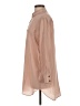m.i.h Jeans 100% Silk Tan 3/4 Sleeve Silk Top Size S - photo 5