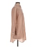 m.i.h Jeans 100% Silk Tan 3/4 Sleeve Silk Top Size S - photo 4