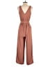 A New Day 100% Polyester Brown Jumpsuit Size XS - photo 2