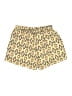 Tyche 100% Polyester Print Yellow Shorts Size M - photo 2