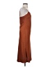 Allison 100% Polyester Solid Brown Casual Dress Size XS - photo 4