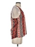 Alya Red Sleeveless Blouse Size S - photo 4
