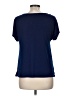 Como Blu Blue Short Sleeve Blouse Size M - photo 2