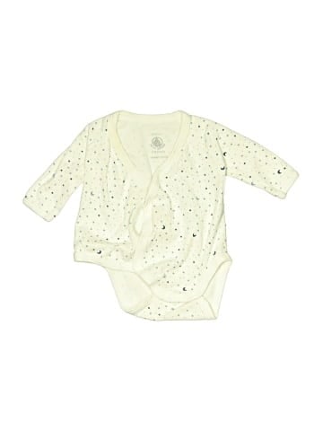Petit Bateau Long Sleeve Onesie (view 1)