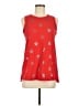 Current/Elliott 100% Cotton Stars Red Sleeveless Top Size Med (2) - photo 1