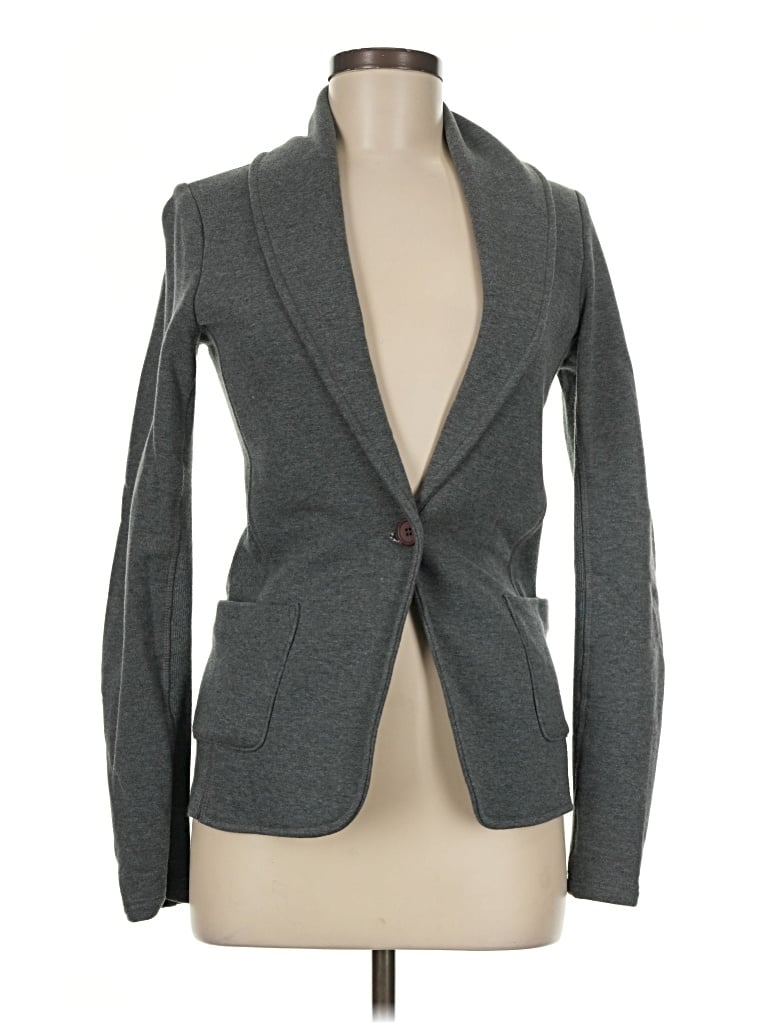 Pre-owned James Perse Blazer Jacket In Gray