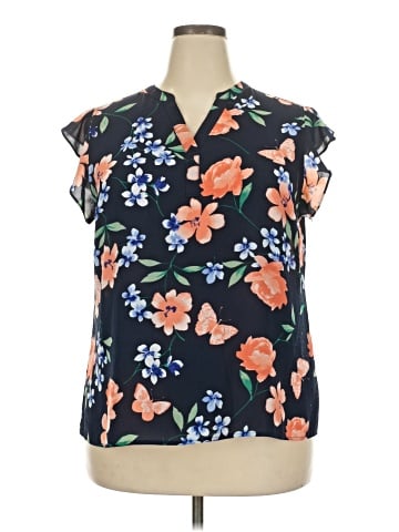 Elle Short Sleeve Blouse (view 1)