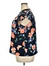 Elle Floral Blue Short Sleeve Blouse Size XXL - photo 5
