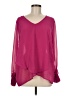 Studio 1886 100% Polyester Pink Long Sleeve Blouse Size M - photo 1