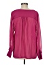 Studio 1886 100% Polyester Pink Long Sleeve Blouse Size M - photo 2