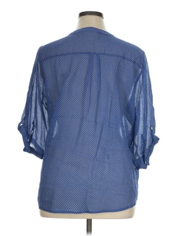DressBarn 3/4 Sleeve Button-Down Shirt (view 2)