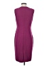 Kasper Solid Burgundy Cocktail Dress Size 4 - photo 2