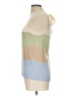 Mine 100% Acrylic Tan Sleeveless Top Size L - photo 5