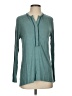 Evy's Tree Teal Long Sleeve Blouse Size XS - photo 1