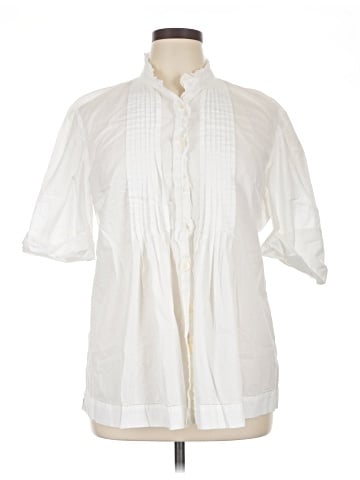 MICHAEL Michael Kors 3/4 Sleeve Button-Down Shirt (view 1)