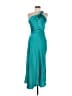 Sandro 100% Polyester Teal Cocktail Dress Size 36 waist - photo 1