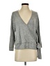 Everly Gray Long Sleeve Top Size S - photo 1