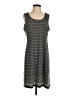Max Studio Chevron-herringbone Gray Casual Dress Size M - photo 1
