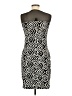 En Focus Studio Graphic Black Cocktail Dress Size 8 - photo 2