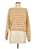 Billabong Stripes Tan Pullover Sweater Size M - photo 1