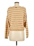 Billabong Stripes Tan Pullover Sweater Size M - photo 2