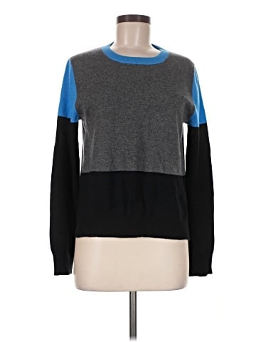 Aqua Cashmere Pullover Sweater (view 1)