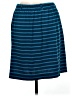 L.L.Bean Stripes Blue Casual Skirt Size M - photo 2