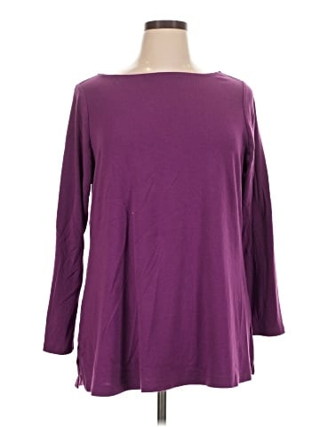 Lane Bryant 3/4 Sleeve T-Shirt (view 1)
