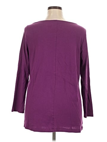Lane Bryant 3/4 Sleeve T-Shirt (view 2)