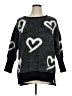 Saachi 100% Acrylic Hearts Gray Pullover Sweater Size XL (estimated) - photo 1