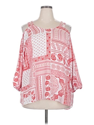 Cato 3/4 Sleeve Blouse (view 1)