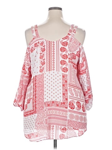 Cato 3/4 Sleeve Blouse (view 2)