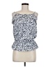 Gap Outlet 100% Polyester Blue Sleeveless Blouse Size M - photo 1