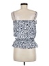 Gap Outlet 100% Polyester Blue Sleeveless Blouse Size M - photo 2