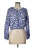 Rails 100% Cotton Blue Long Sleeve Blouse Size L - photo 1