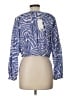 Rails 100% Cotton Blue Long Sleeve Blouse Size L - photo 2