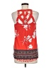 Knapp Studio Red Sleeveless Blouse Size M - photo 2