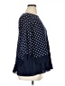 Chaps 100% Cotton Polka Dots Blue Pullover Sweater Size 1X - photo 4