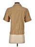 MNG Tan Short Sleeve Blouse Size 2 - photo 2