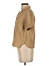 MNG Tan Short Sleeve Blouse Size 2 - photo 5