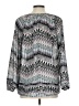 Sanctuary 100% Polyester Silver Long Sleeve Blouse Size L - photo 2
