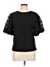 On Twelfth Black Short Sleeve Top Size L - photo 1