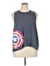 Marvel Gray Sleeveless T-Shirt Size 1X - photo 1