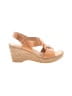 Born Tan Wedges Size 8 - photo 1