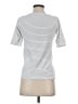 Madewell Stripes Silver Short Sleeve Turtleneck Size XXS - photo 2
