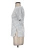 Madewell Stripes Silver Short Sleeve Turtleneck Size XXS - photo 5
