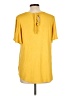 Reba Yellow Short Sleeve Top Size L - photo 2