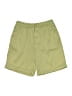 Zara Solid Green Khaki Shorts Size 13 - 14 - photo 1