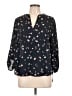 Mix by 41 Hawthorn 100% Polyester Floral Black 3/4 Sleeve Blouse Size L - photo 1